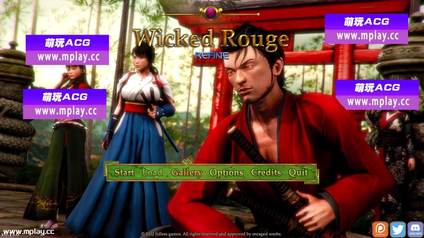 [PC+安卓+IOS/日式RPG+SLG沙盒/汉化动态步兵]邪恶的胭脂 v0.13 和风多任务[3.1G]-萌玩ACG